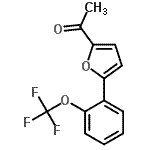 CAS#: 259251-82-6, 1-{5-[2-(Trifluoromethoxy)Phenyl]-2-Furyl}Ethanone
