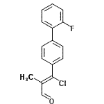 CAS#: 259252-07-8, (2Z)-3-Chloro-3-(2'-Fluoro-4-Biphenylyl)-2-Methylacrylaldehyde