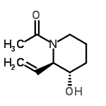 CAS#: 259526-27-7, 1-[(2R,3S)-3-Hydroxy-2-Vinyl-1-Piperidinyl]Ethanone