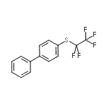 CAS#: 25979-01-5, 4-[(Pentafluoroethyl)Sulfanyl]Biphenyl