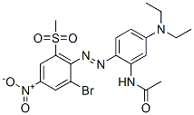 CAS#: 25986-44-1, N-(2-((2-Bromo-6-(Methylsulfonyl)-4-Nitrophenyl)Azo)-5-(Diethylamino)Phenyl)-Acetamide