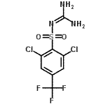 CAS 登录号：260788-63-4， 2,6-二氯-N-(二氨基亚甲基)-4-(三氟甲基)苯磺酰胺