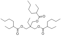 CAS 登录号：26086-33-9， 2-乙基-己酸 1,1'-[2-乙基-2-[[(2-乙基-1-氧代己基)氧基]甲基]-1,3-丙烷二基]酯