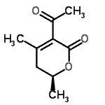 CAS 登录号：261178-61-4， (6S)-3-乙酰基-4,6-二甲基-5,6-二氢-2H-吡喃-2-酮