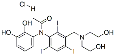 CAS 登录号：26122-63-4， N-[3-[(二(2-羟基乙基)氨基)甲基]-2,4,6-三碘-苯基]-N-(2,3-二羟基苯基)乙酰胺盐酸盐