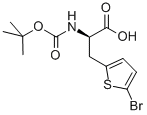 CAS 登录号：261380-16-9， 叔丁氧羰基-D-2-(5-溴噻吩基)丙氨酸