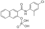CAS#: 2616-72-0, [3-[(4-Chloro-2-Methylphenyl)Carbamoyl]Naphthalen-2-Yl] Dihydrogen Phosphate