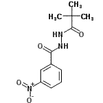 CAS 登录号：261623-52-3， N'-(2,2-二甲基丙烷酰基)-3-硝基苯甲酰肼
