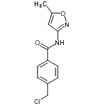 CAS 登录号：261704-37-4， 4-(氯甲基)-N-(5-甲基-1,2-恶唑-3-基)苯甲酰胺