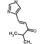 CAS 登录号：261711-08-4， (1E)-1-(1H-咪唑-4-基)-4-甲基-1-戊烯-3-酮