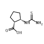 CAS#: 261904-56-7, (1R,2S)-2-(Carbamothioylamino)Cyclopentanecarboxylic Acid