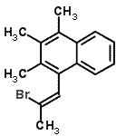 CAS#: 26193-57-7, 1-[(1Z)-2-Bromo-1-Propen-1-Yl]-2,3,4-Trimethylnaphthalene
