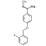 CAS 登录号：261965-35-9， 4-[(2-氟苄基)氧基]-N'-羟基苯甲脒