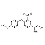 CAS#: 261966-14-7, N'-Hydroxy-4-(4-Methoxyphenoxy)-3-Nitrobenzenecarboximidamide