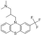 CAS 登录号：2622-37-9， N,N,2-三甲基-3-[2-(三氟甲基)吩噻嗪-10-基]丙-1-胺