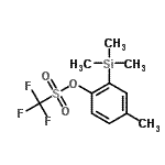 CAS 登录号：262373-15-9， 4-甲基-2-(三甲基硅烷基)苯基三氟甲烷磺酸酯