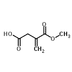 CAS 登录号：26248-95-3， 3-(甲氧羰基)-3-丁烯酸