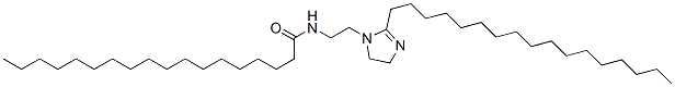 CAS 登录号：26272-76-4， N-[2-(2-十七烷基-4,5-二氢-1H-咪唑-1-基)乙基]硬脂酰胺