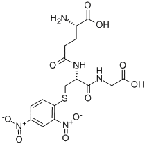 CAS 登录号：26289-39-4， L-gamma-谷氨酰-S-(2,4-二硝基苯基)-L-半胱氨酰-甘氨酸