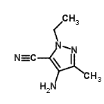 CAS#: 26308-60-1, 4-Amino-1-Ethyl-3-Methyl-1H-Pyrazole-5-Carbonitrile