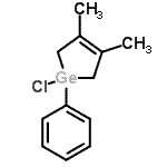 CAS#: 26311-81-9, 1-Chloro-3,4-dimethyl-1-phenyl-2,5-dihydro-1H-germole