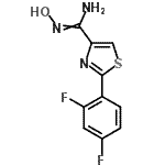 CAS 登录号：263160-25-4， 2-(2,4-二氟苯基)-N'-羟基-1,3-噻唑-4-甲脒