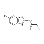 CAS#: 263239-23-2, 2-Chloro-N-(6-Fluoro-1,3-Benzothiazol-2-Yl)Acetamide