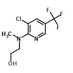 CAS 登录号：263387-09-3， 2-{[3-氯-5-(三氟甲基)-2-吡啶基](甲基)氨基}乙醇