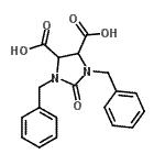 CAS#: 26339-40-2, 1,3-Dibenzyl-2-Oxo-4,5-Imidazolidinedicarboxylic Acid
