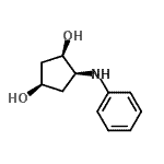 CAS#: 263546-63-0, (1R,3R,4S)-4-Anilino-1,3-Cyclopentanediol