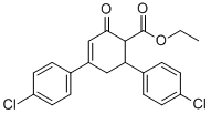 CAS 登录号：26379-96-4， 4,6-二(4-氯苯基)-2-氧代-3-环己烯-1-羧酸乙酯