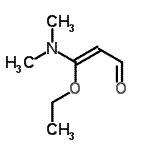 CAS 登录号：26387-77-9， (2Z)-3-(二甲基氨基)-3-乙氧基丙烯醛