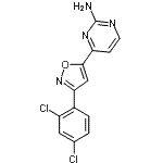 CAS#: 264256-44-2, 4-[3-(2,4-Dichlorophenyl)-1,2-Oxazol-5-Yl]-2-Pyrimidinamine
