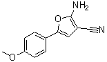 CAS#: 26454-83-1, 2-Amino-5-(4-Methoxyphenyl)-3-Furonitrile