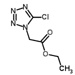 CAS 登录号：26476-24-4， 乙基(5-氯-1H-四唑-1-基)乙酸酯
