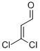 CAS 登录号：2648-51-3， 3,3-二氯丙-2-烯醛