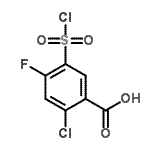 CAS#: 264927-50-6, 2-Chloro-5-(Chlorosulfonyl)-4-Fluorobenzoic Acid