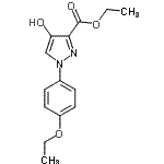 CAS 登录号：26502-58-9， 乙基1-(4-乙氧基苯基)-4-羟基-1H-吡唑-3-羧酸酯