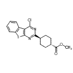 CAS#: 266321-48-6, Methyl trans-4-(4-Chloro[1]Benzothieno[2,3-d]Pyrimidin-2-Yl)Cyclohexanecarboxylate