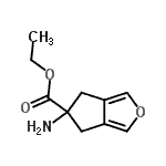 CAS#: 266350-29-2, Ethyl 5-Amino-5,6-Dihydro-4H-Cyclopenta[c]Furan-5-Carboxylate