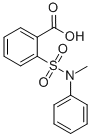 CAS 登录号：26638-45-9， 2-{[甲基(苯基)氨基]磺酰基}苯甲酸