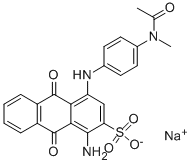 CAS 登录号：2666-17-3， 酸性蓝 41
