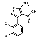 CAS#: 266679-19-0, 1-[3-(2,3-Dichlorophenyl)-5-Methyl-1,2-Oxazol-4-Yl]Ethanone
