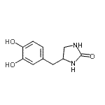 CAS 登录号：26668-07-5， 4-(3,4-二羟基苄基)-2-咪唑烷酮