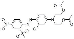 CAS#: 26692-47-7, 2,2'-[[3-Chloro-4-[[2-(Methylsulphonyl)-4-Nitrophenyl]Azo]Phenyl]Imino]Diethyl Diacetate