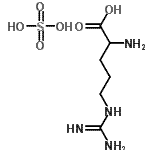 CAS 登录号：26700-68-5， 精氨酸硫酸盐(1:1)