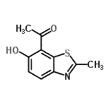 CAS#: 26749-62-2, 1-(6-Hydroxy-2-Methyl-1,3-Benzothiazol-7-Yl)Ethanone
