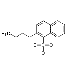 CAS 登录号：26761-78-4， 2-丁基-1-萘磺酸