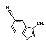 CAS#: 267875-57-0, 3-Methyl-1,2-Benzoxazole-5-Carbonitrile