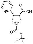 CAS#: 267876-09-5, Boc-(trans)-4-(2-Pyridinyl)-Pyrrolidine-3-Carboxylic Acid